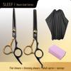 Black Gold Hairdressing Scissors & Thinning Shears for Women's At-Home Haircuts