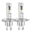 2Pcs H4 LED Lights For Direct Ertion Car Headlight Bulb Mini Auto Lamp Bright Spotlights Headlamp 4500LM 6000K