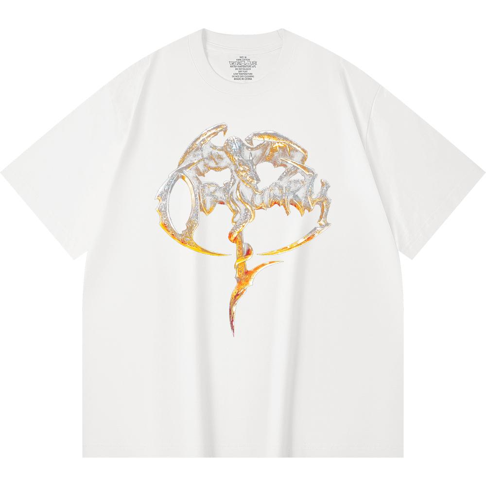 Tricou Heavy Metal 230 Gsm 100% Bumbac Imprimeu Trupă Rock Muzică Populară Tricou Unisex din Bumbac Gros