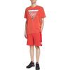 Jordan X Union Pantaloncini Casual da Uomo Rossi AH3404-657