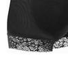 Women Butt Padded Enhancer Underwear Buttock Lifting Removable Sponge Pad Hip Lift Shorts Black M