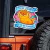 Well Loved Garfield Sticker Car Stickers Funny Creative Waterproof Vinyl Decal Motorcycle Decorative Accessories