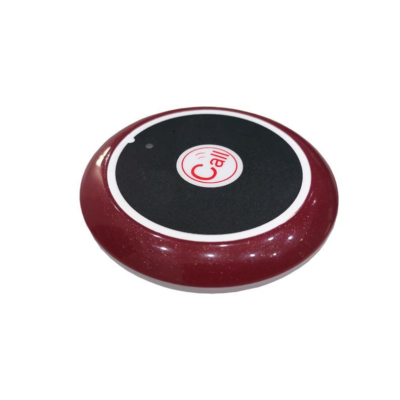 Wireless Cafe Spar Club Restaurant Service Waiter Table Calling Call Transmitter Button красный