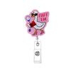 Cute Cartoon Goose Retractable Badge Reel Nurse Doctor ID Card Holder Funny Animal Badge Clip Office Hospital Staff Name Tag