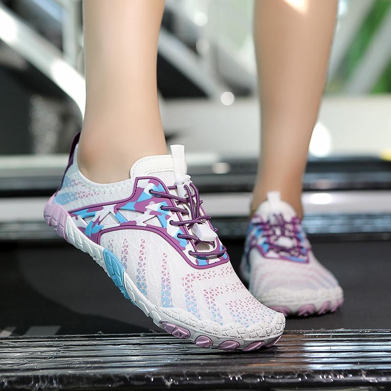 Damskor för snabbtorkande vatten Camouflagemönster Barfota Aqua-skor för strand & vandring