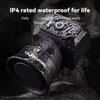 Rechargeable Electric Bike Horn 120dB Loud Bicycle Bell IPX6 Waterproof 5 Sound Modes Quick Mount for MTB Road Bike Scooter