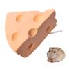 Pet Rabbit Hamster Cheese Shape Teeth Grinding Mineral Calcium Molar Stone Toy