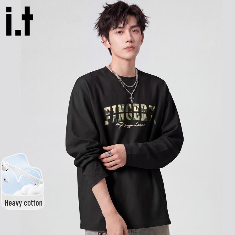 Fingercroxx Men s Retro Loose Fit Long-Sleeve T-Shirt XXL