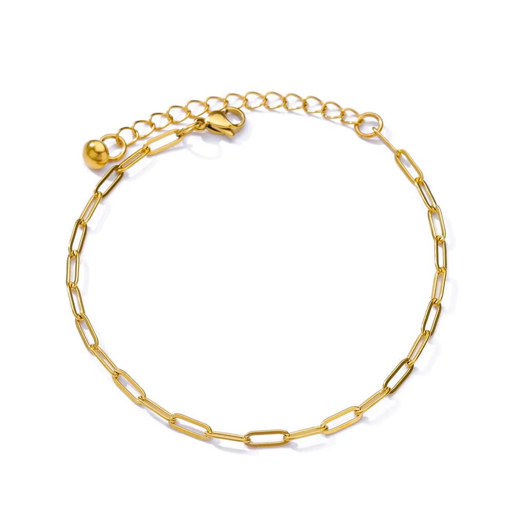 

Women s Dainty Marine Element Starfish Shell Anklet 18k Gold-Plated Red Color Zirconia Thick Chain Feet Jewelry Summer Her Gift