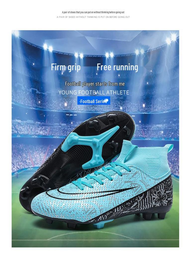 Unisex Youth Professional Long Spike Football Shoes