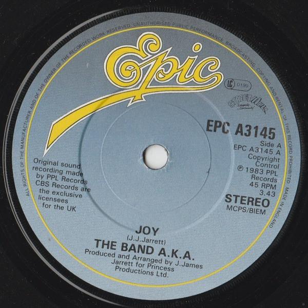 

7inch Record BAND AKA Joy EPCA3145 Epic 1983 UK SoulFunk Used