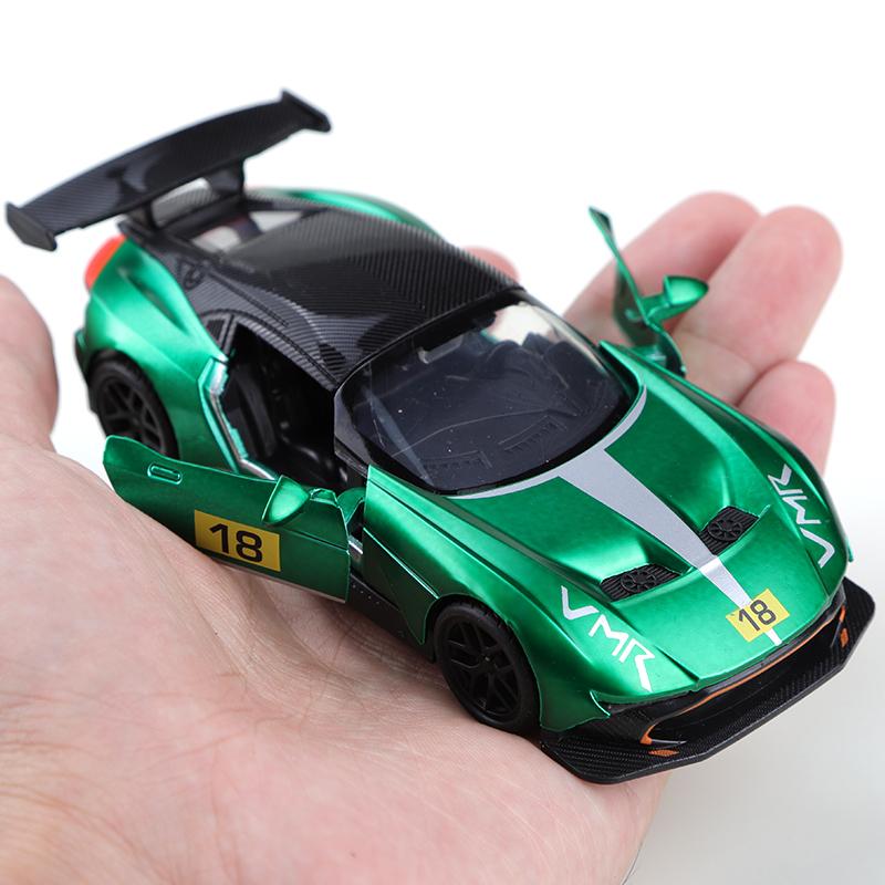 (Bagged) 1:36 Martin Alloy Racing Car, 1.36 Scale Simulated Alloy Pullback Racing Car, Boy's Toy, Simulated Racing Car