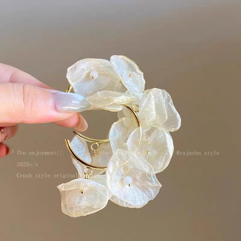 Yellow Petal Tassel Earrings - Bold Beach Vacation Flower Studs for Women, Super Hot & Beautiful Style 2025.