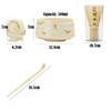 4Pcs/Set Bamboo Ceramic Japanese Matcha Blender Set with Matcha Brush Teaspoon Matcha Bowl