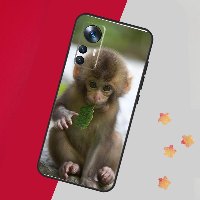 Cute Baby Monkey Animal Case For Xiaomi 14T 11T 12T 13T 15 Pro 13 14 Ultra Cover For POCO F7 F5 F6 X3 X5 X6 X7 Pro