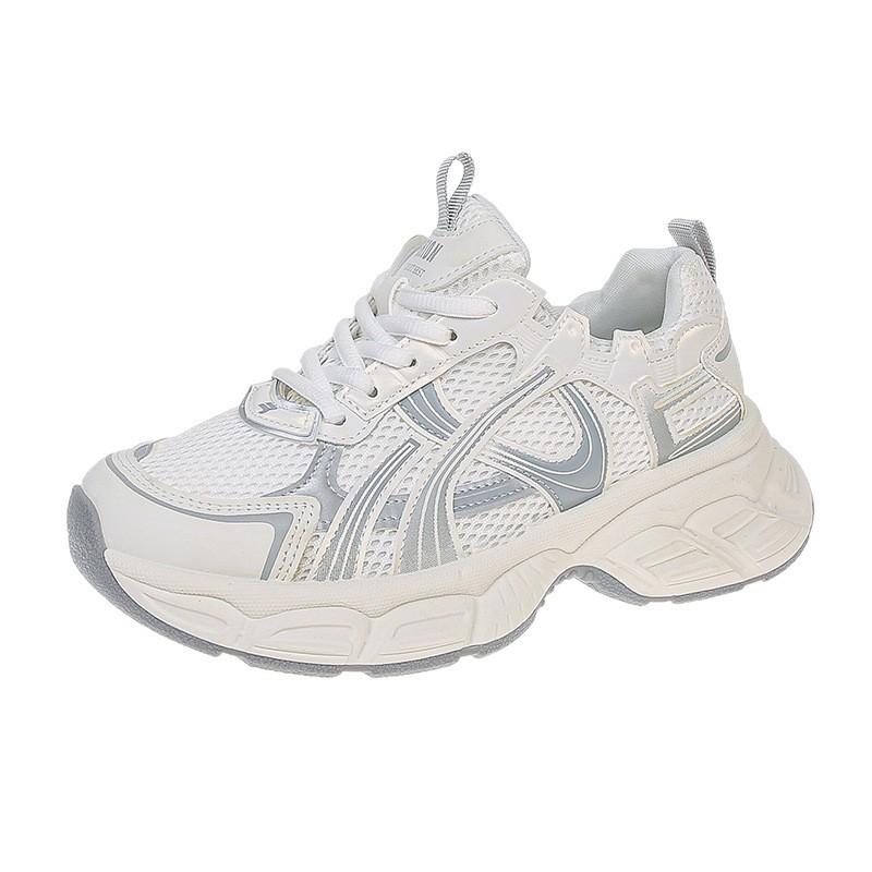 Internet celebrities with the same 2025 new dad shoes women's platform explosion increased casual versatile niche light running shoes