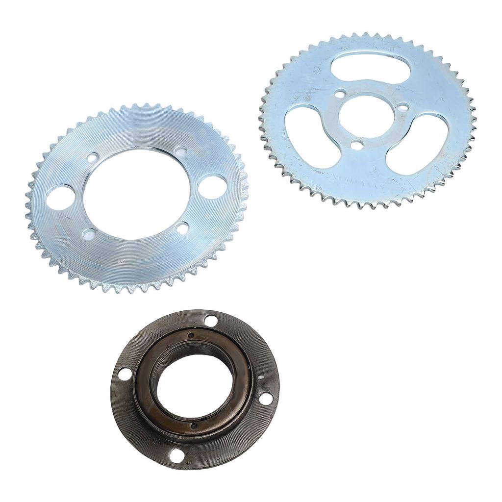 Bike Sprocket Freewheel Set High Toughness Steel 4 Hole and 3 Hole Wheel Sprockets and Toothless