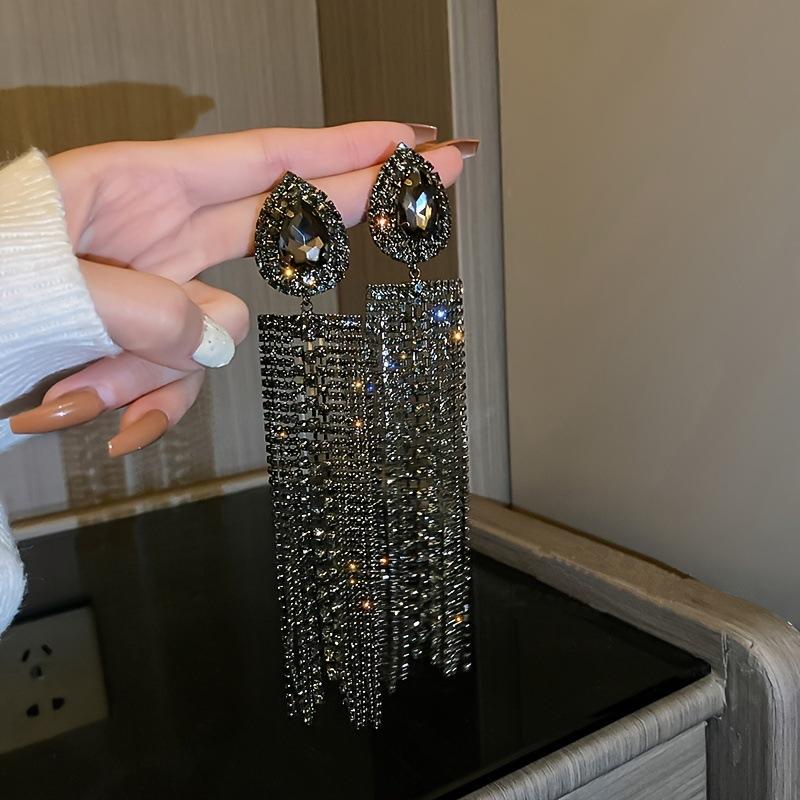 

2 шт. Женские модные трендовые длинные серьги-кисточки с подвесками в виде капель, для улицы, путешествий, карнавала, банкета, вечеринки, праздничного наряда, подарок