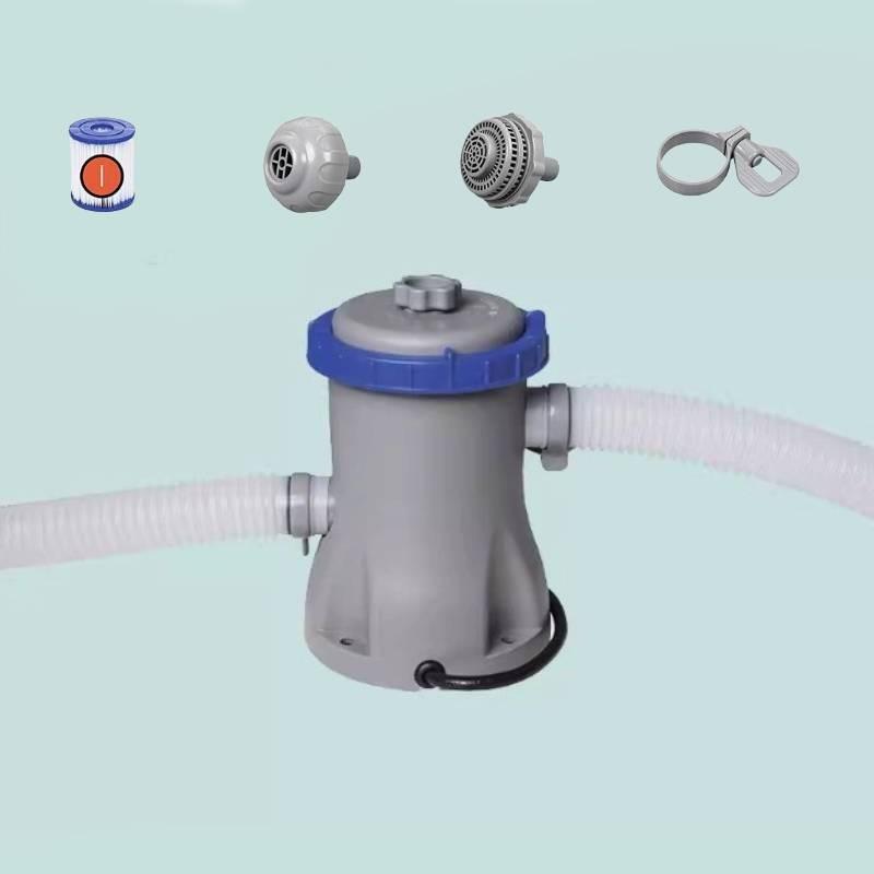 

Large Pool Pump With Filter Cartridge And For Water Circulation And Maintenance 27x25x27cm