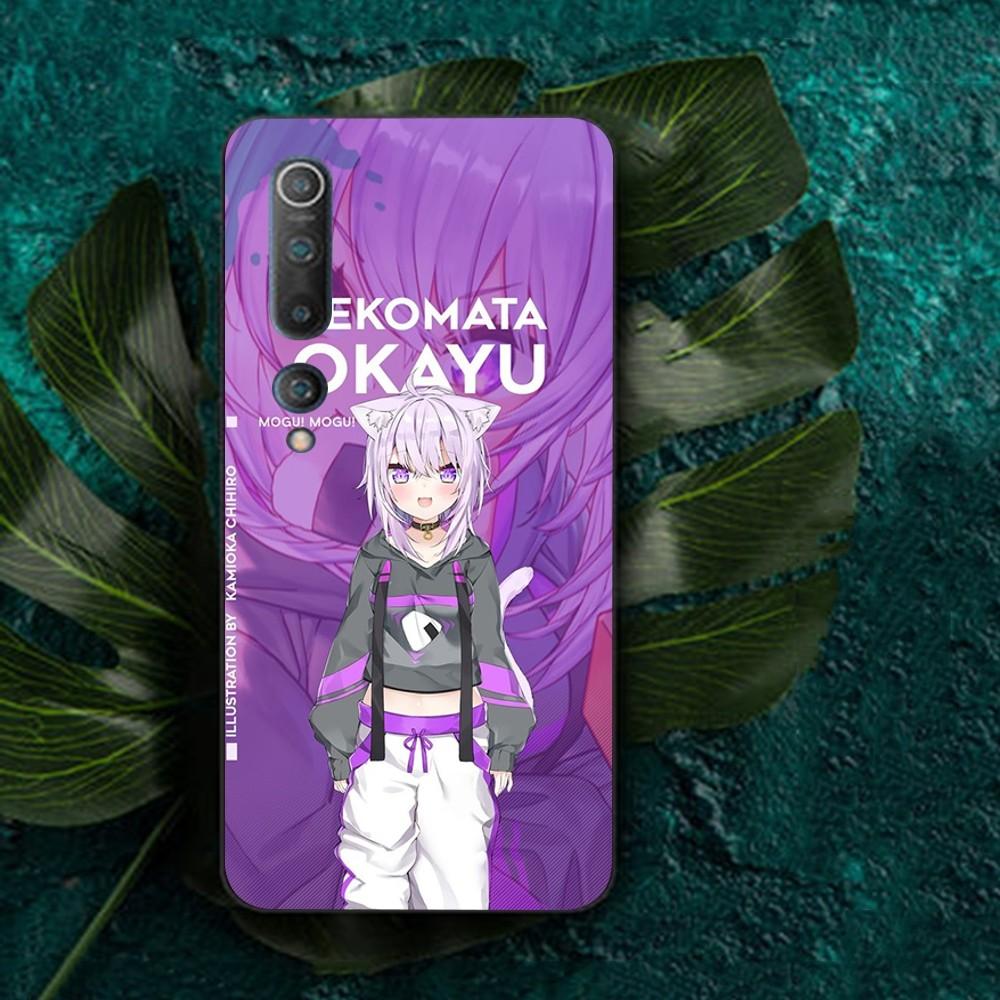 Kawaii Nekomata Okayu Phone Case For Redmi Note 4 X 5 A 6 7 8 Pro T 9 Pro 9S 10 Pro 11 Pro 11S 11Epro PocoM3pro
