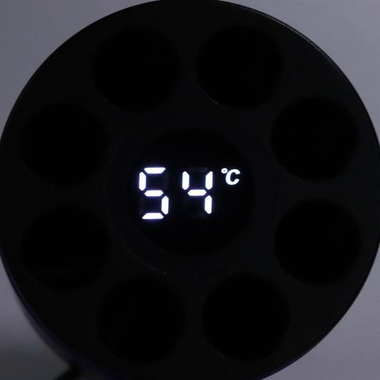 Ohřívač digitálního displeje Pryskyřičný ohřívač světlem tuhnoucí dentální pryskyřicový ohřívač s napájecím adaptérem 110‑240V EU zástrčka 