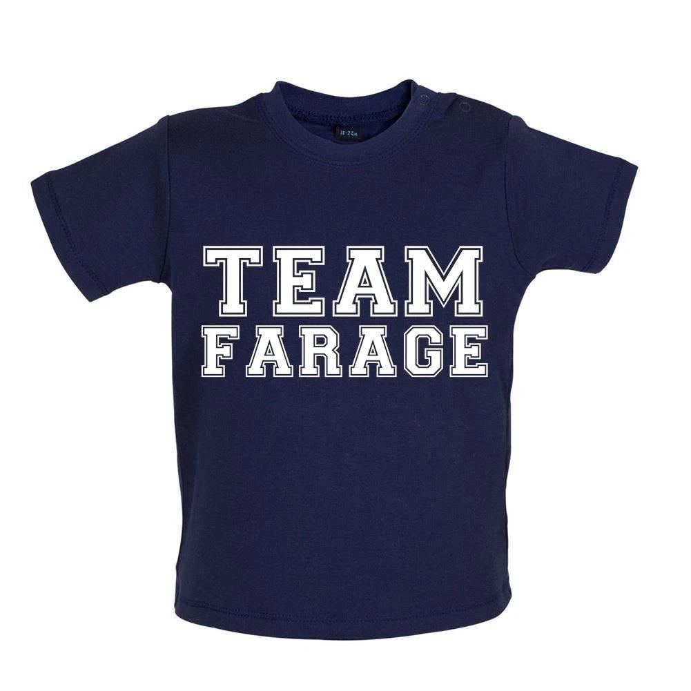 Farage Team - Baby Kids T-Shirt / Body- Nigel Prime Minister Nigel Reform Brexit 100