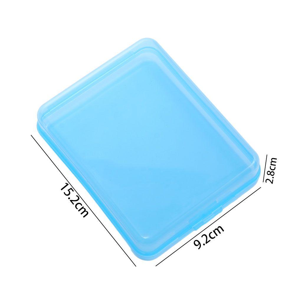 Protection Rectangle Container Portable Face Masks Disposable Storage Box Mask Storage Case Transparent Powder Puff Case