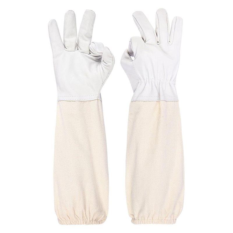 SHGO-Beekeeping Supplies-Goatskin Bee Gloves-Thickened For Men Women-Beekeeping Gloves