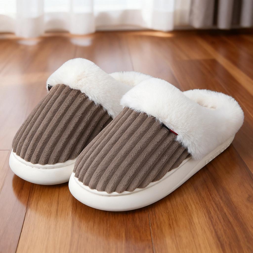 Cotton Shoes for Women, New Snow Boots with Plush and Thick Cotton Boots, Fashionable and Versatile, Cold Resistant and Warm Slippers, Cotton Boots