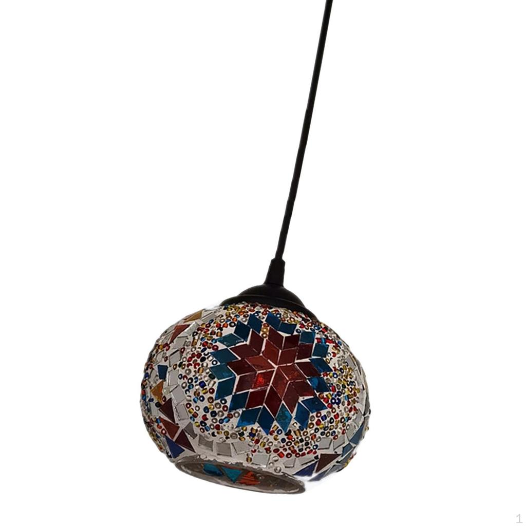 Style Turkish Pendant Lamp Ethnic Customs Droplight Chandelier Hanging Light for Living Room Dining