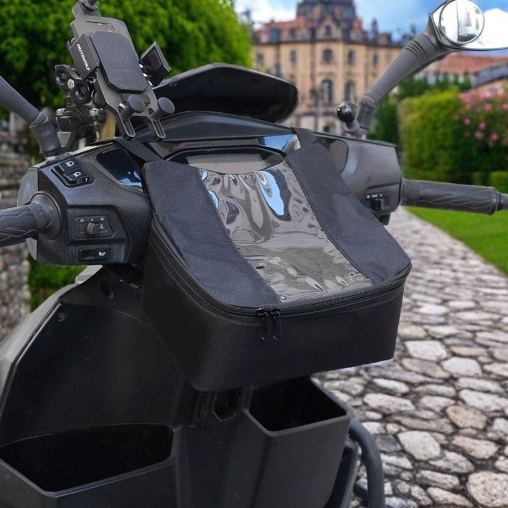 Waterproof Mountain Bike Bag Viewing Window Bicycle Front Bag  Unisex