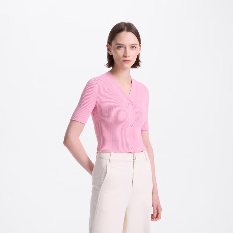 Gap Women's Washable Ribbed Knit Short Sleeve Sweater 638356