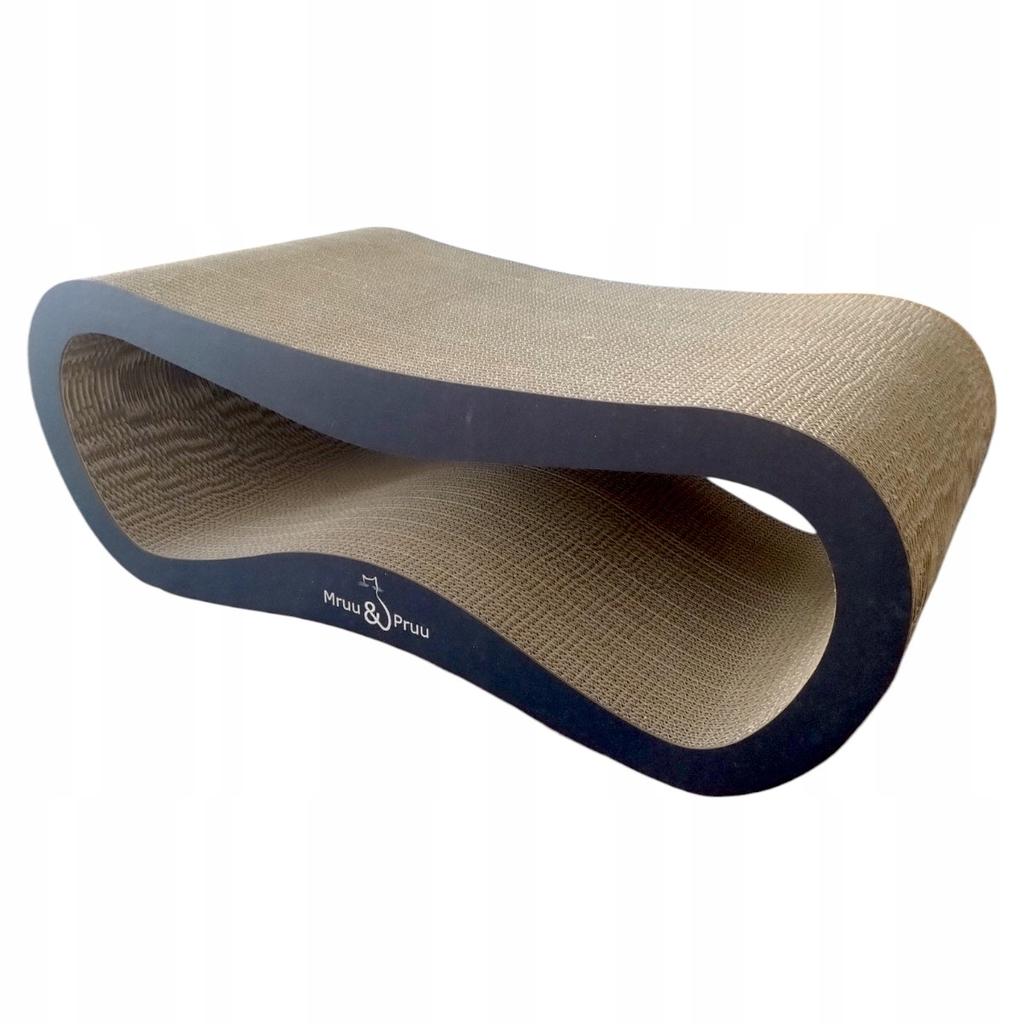Leon cat scratching post | black 40cm | 78x28x40 cm | MruuPruu