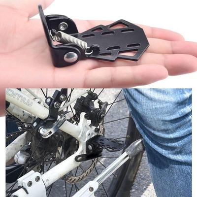 2Pcs Durable Mtb Rear Seat Footrest Mounted On Back Wheel Bike Pedals Folding Footboard Cycling Accessories Bicycle Foot Pedal