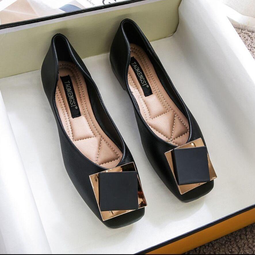 Flat-bottomed French small fragrant single shoes women's shoes 2025 new spring and autumn soft-soled comfortable Doudou shoes gentle evening shoes