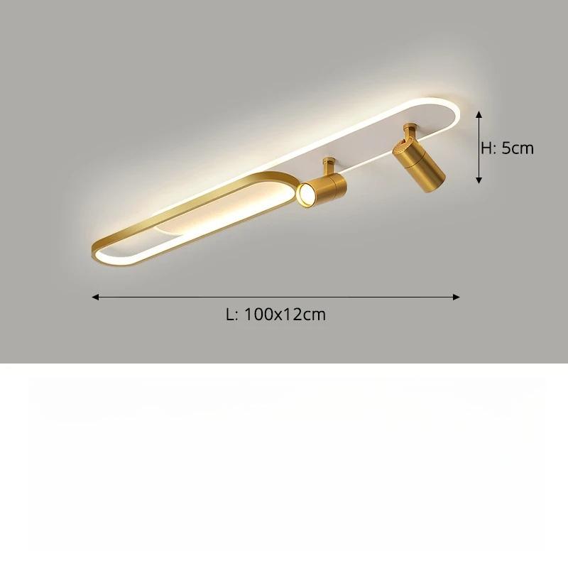 Modern Minimalist LED Ceiling Lamp with Spotlights Indoor Home Living Room Dining Room Bedroom Decorative Lighting