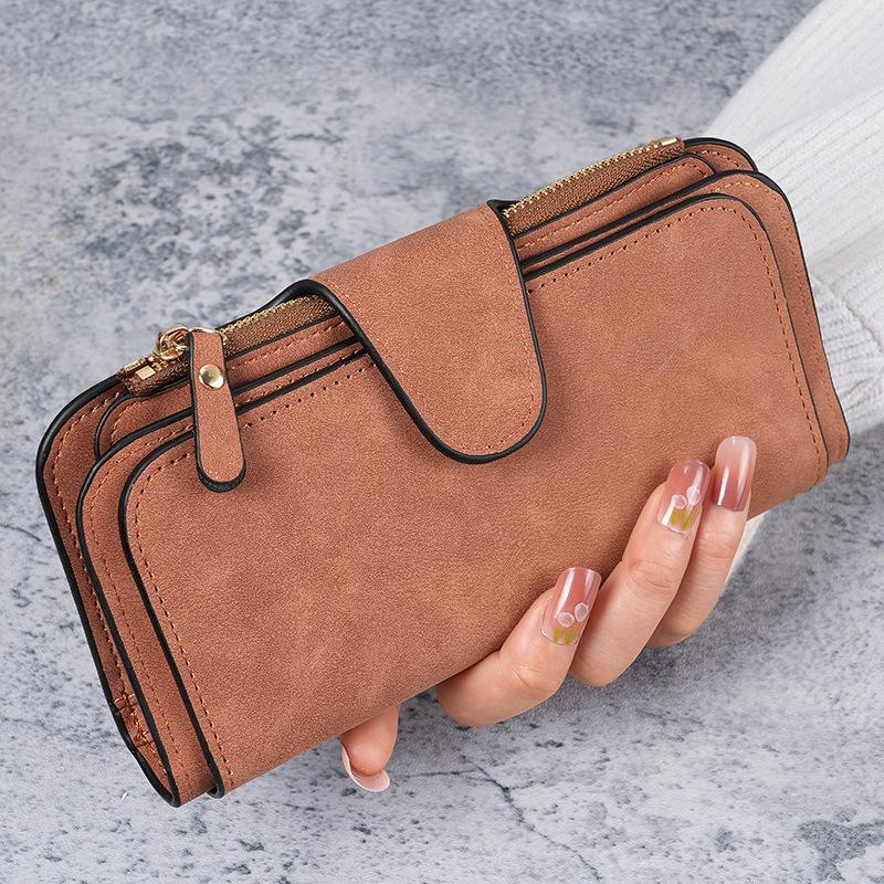 Multicolor Snap Closure Women's Wallet: Coin Purse & Phone Bag with Card Slots