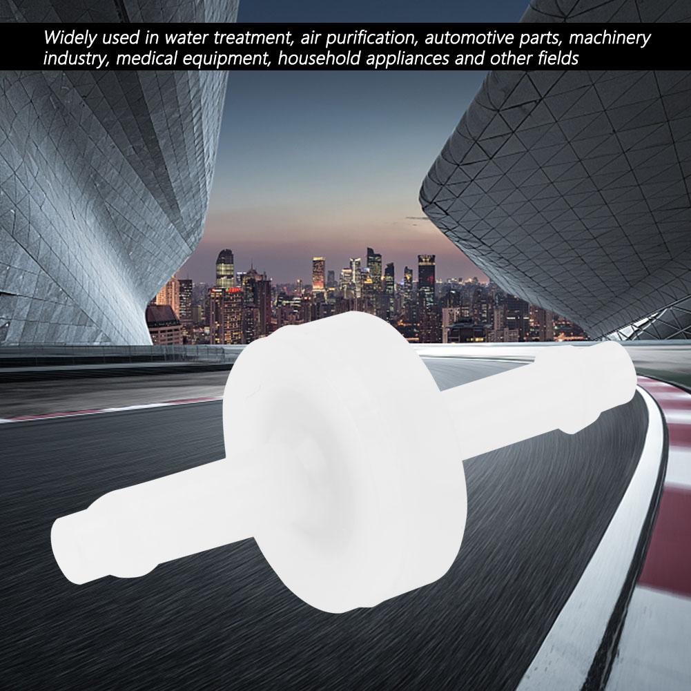 PVDF One Way Inline Check Valve For Fuel Gas Liquid Air( 316")