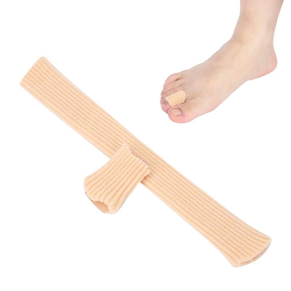 Silicone Toe Tube Sleeves Stress Pain Relief Portable Soft Elastic Toe Cover Protector