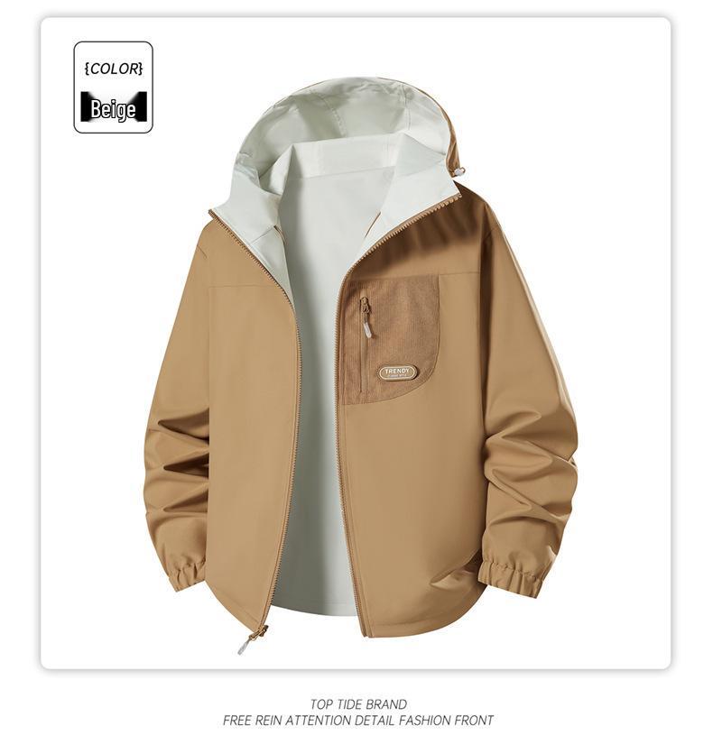 Jachetă Unisex Față-Verso Cross2025 Stil Coreean - Versatilă & Trendy