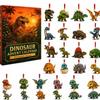 Weihnachts-Adventskalender Dinosaurier Blind Box Bunt