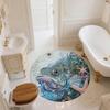 Ocean Fish,Round Area Rug,Carpet Rug for Living Room Bedroom Sofa Playroom Decor,Non-slip Floor Mat