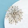Wuli&baby Vintage Art Design Sun Shine Brooches For Women Unisex 2-color Metal Round Party Casual Brooch Pins Gifts