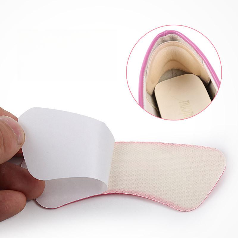 Thickened Sponge 4D Heel Sticker Women's Invisible Heel Anti-wear Foot High Heels Front Half Pad Sponge 2 In 1