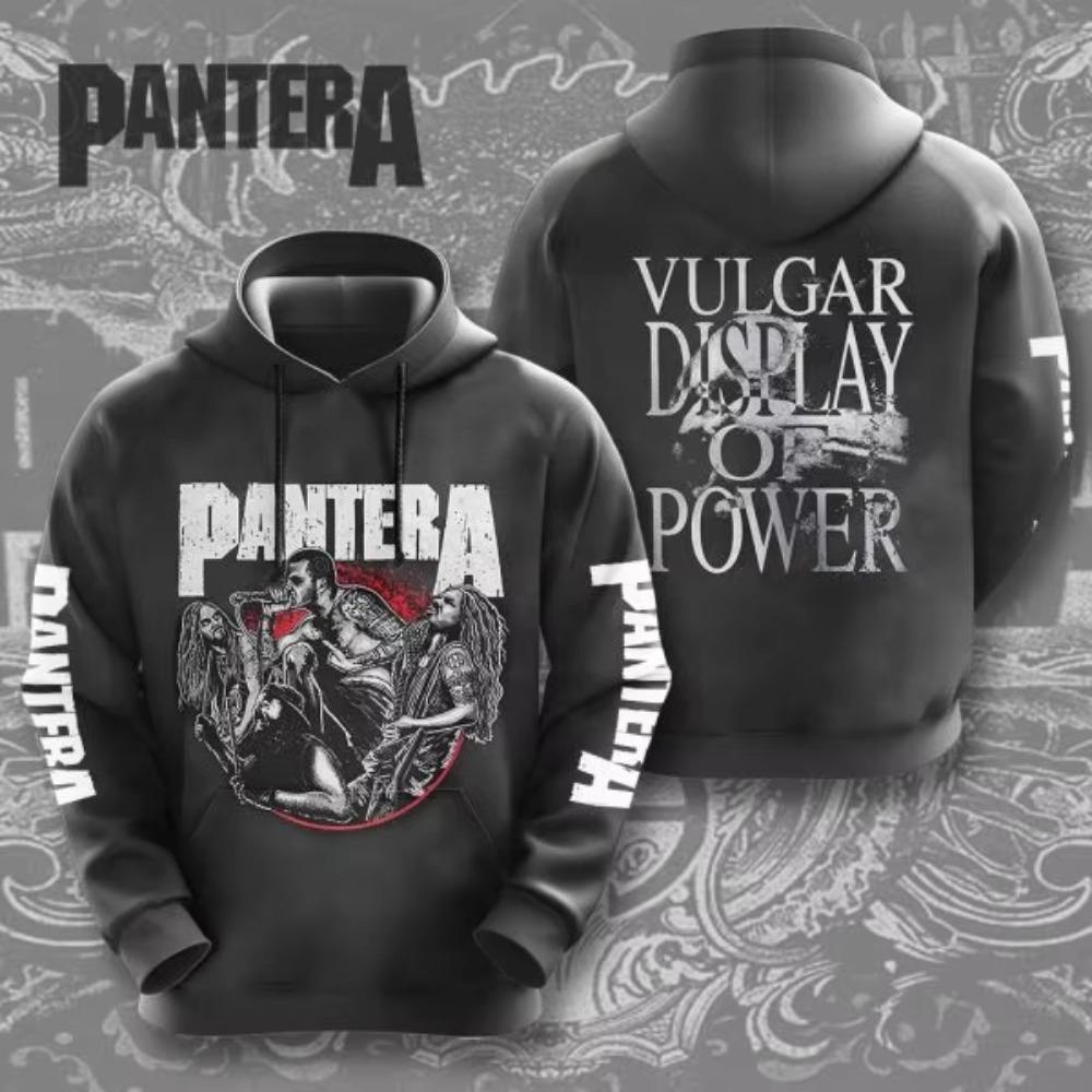 New Heavy Metal Rock Band Pantera 3d Print Hoodies Men Women Fashion Large Hoodie Sweatshirt Men Clothing Hip Hop Tracksuit