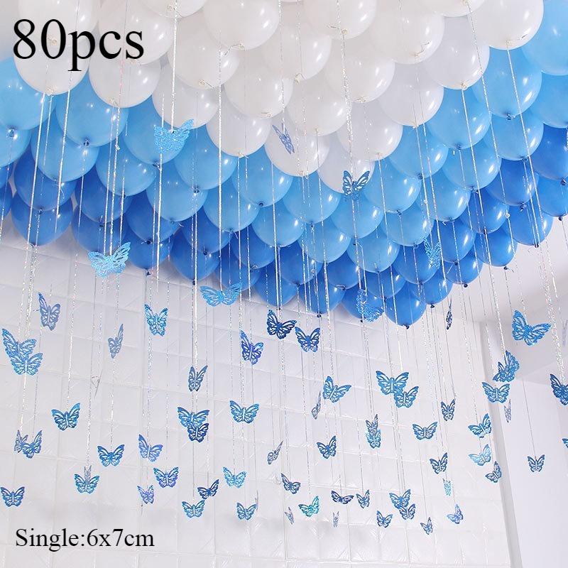 Colorful Heart Laser Sequined Rain Balloon Pendant Romantic Wedding Room Birthday Party Decoration Balloon Accessories