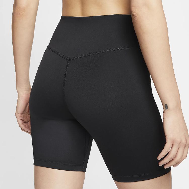 Nike Dri-Fit One Women's Mid-Rise Tight Fit Training Shorts Black CU8897-010