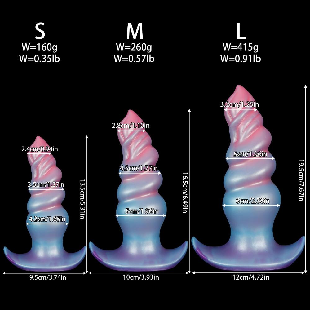 Anal Sexspielzeug, Analplug für Männer und Frauen, Silikon Buttplug Trainer Set für Anfänger Analspiel