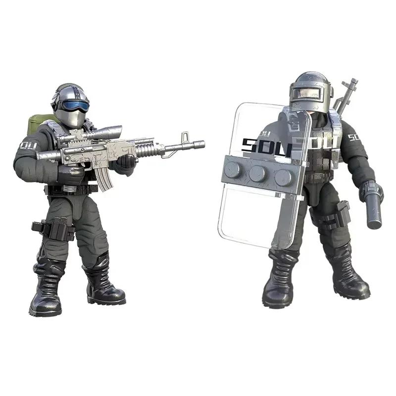 Special Forces Series Building Blocks Army Soldiers and Police Dogs Models for DIY Construction A Perfect Christmas Gift for Boy