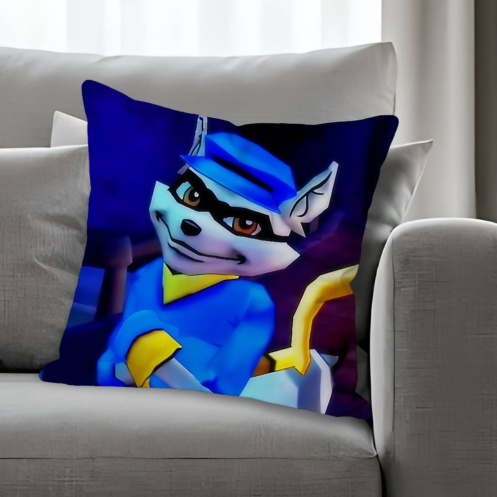 Game SSly CCoopersS Pillow Cases for Bedroom Living Room Sofa Home Decor Polyester Cushion Cover with Zipper